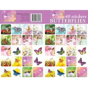 240- Butterfly Stickers For Student Rewards Scrapbooking Homeschool Stickers
